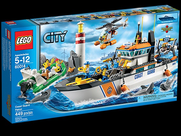 Lego city coast guard patrol sales 60014