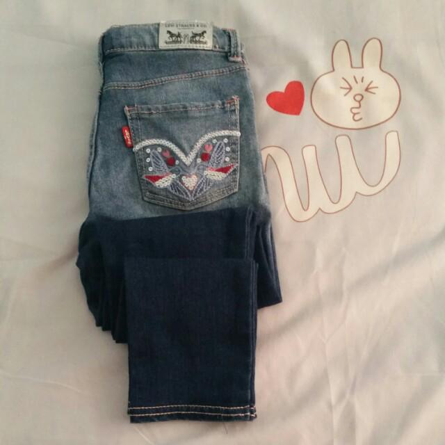 levi's denim leggings