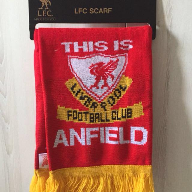 Liverpool Fc Scarf Sports Sports Apparel On Carousell