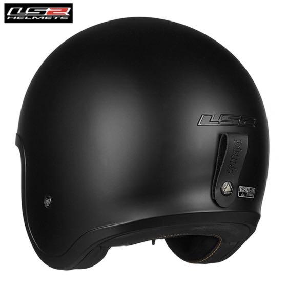 LS2 OF599 Spitfire Solid (Matt Black), Motorcycles, Motorcycle ...