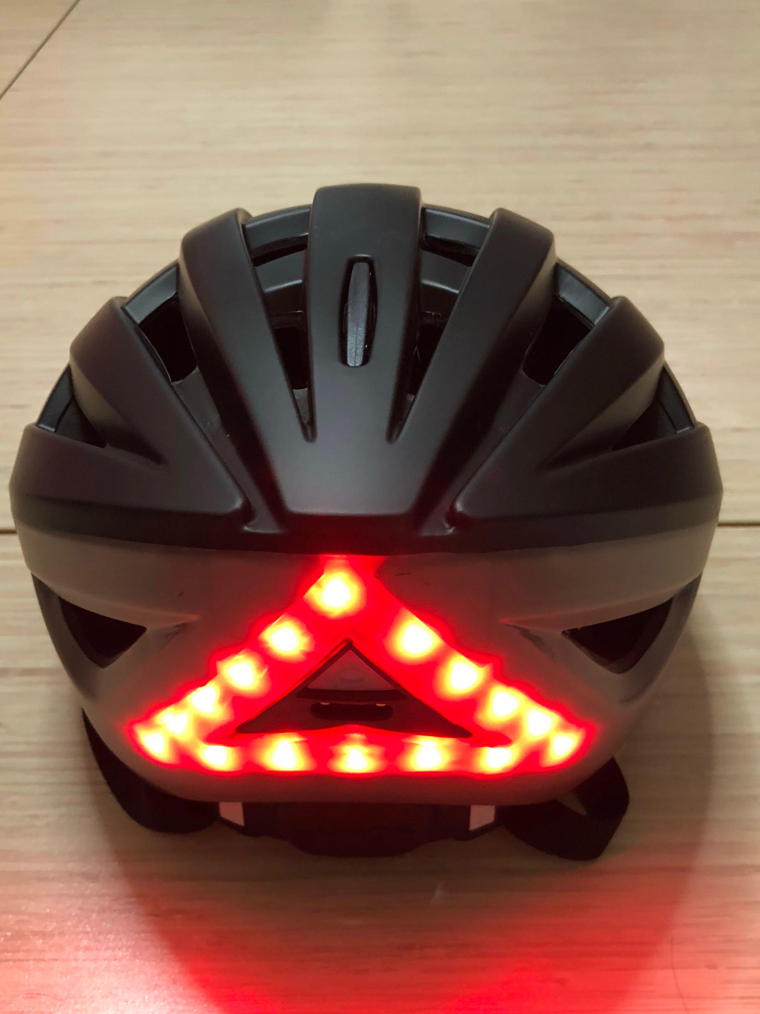 Lumos Bicycle Helmet With Remote Signal Lights Sports Sports Apparel On Carousell