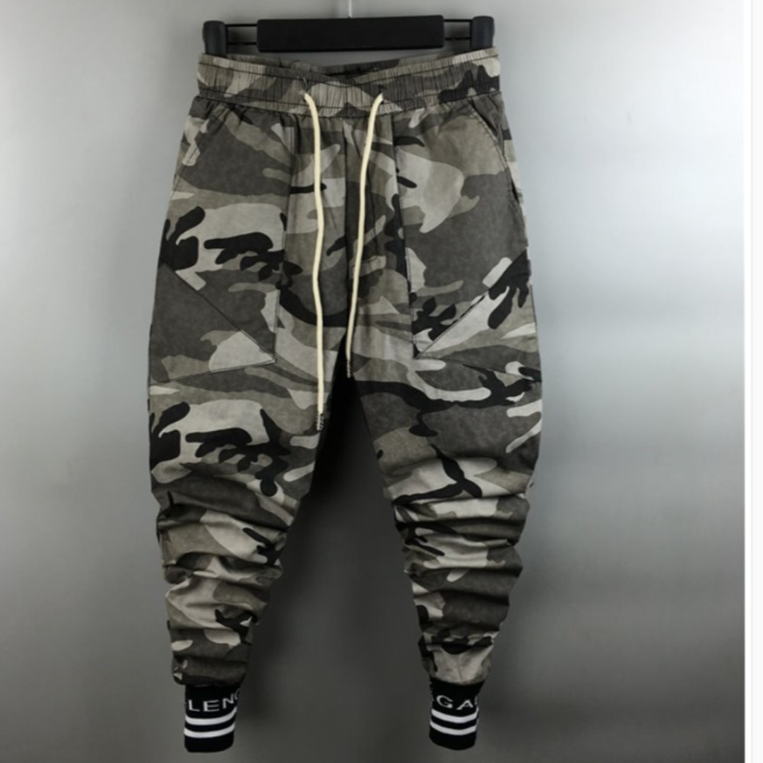 mens camouflage jogger pants