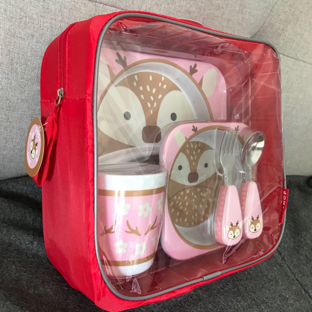 New Skip Hop mealtime gift set Daisy deer