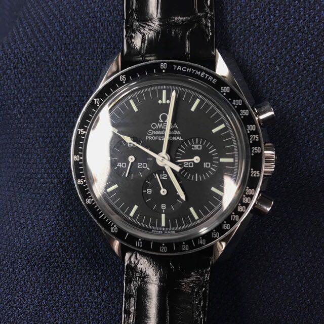 speedmaster leather strap