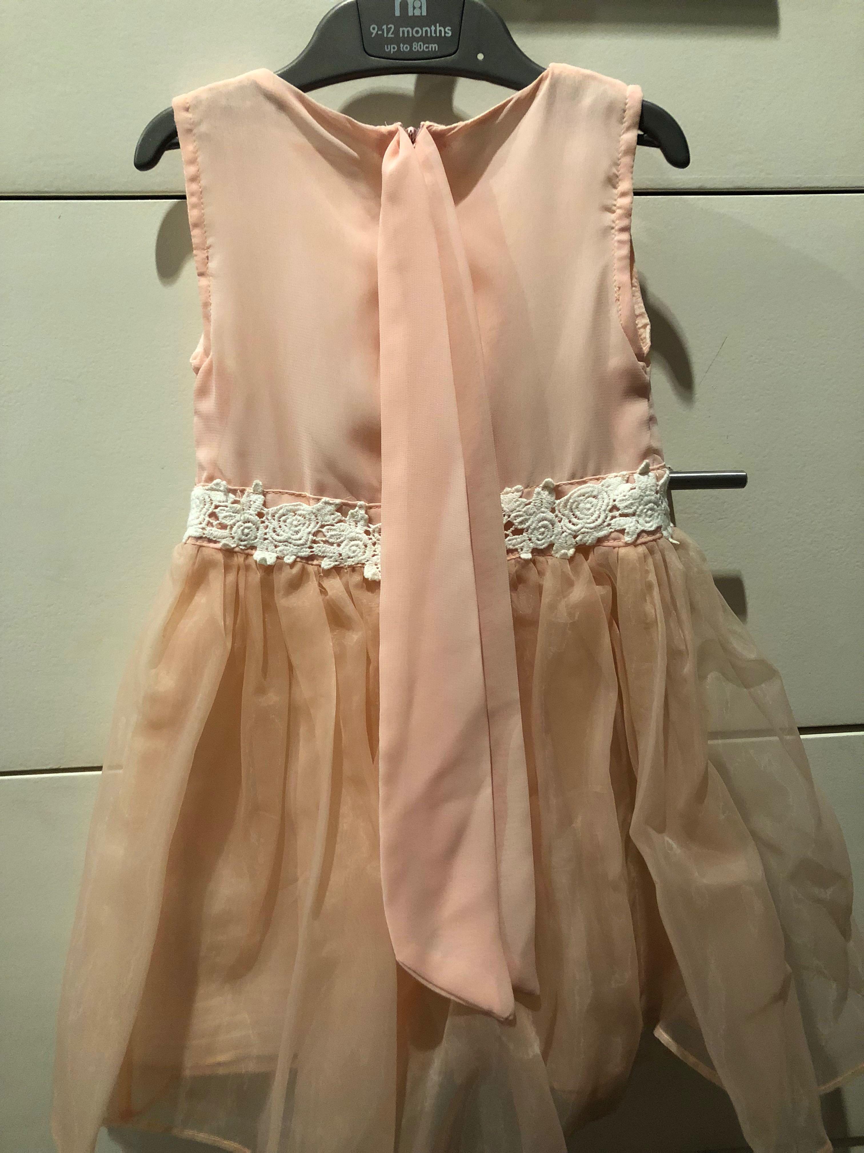 Peach dress with pearls (Category: Babies & Kids Fashion) located in Marikina City. Submitted by crissy53014 (Listing ID 180426509, Image 2). Description: Beautiful dress used once for a wedding .