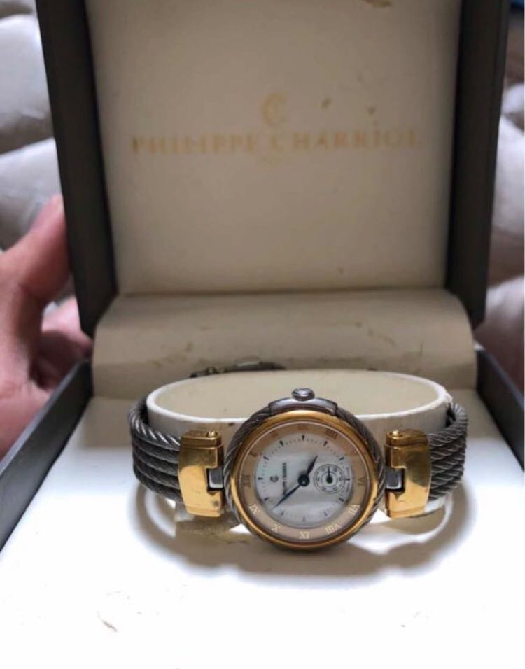 Philippe Charriol Jam Tangan Lapis Emas 18 Karat Fesyen Wanita Jam Tangan Di Carousell