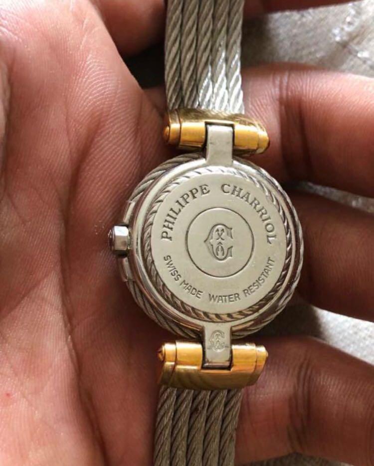 Philippe Charriol Jam Tangan Lapis Emas 18 Karat