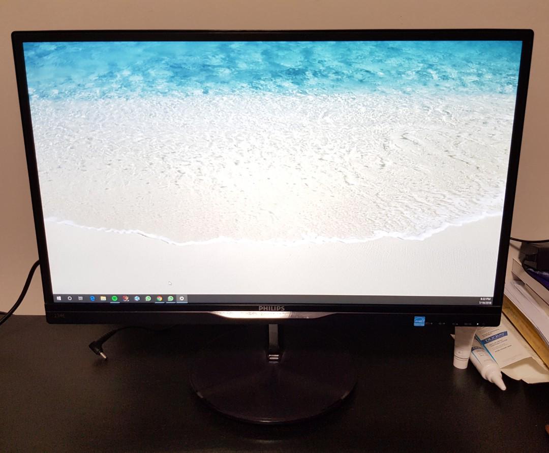 Philips AH-IPS 23" LED Monitor 234E5, Computers & Tech, Parts ...