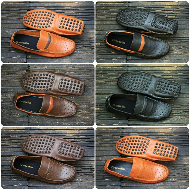 slip on crocodile