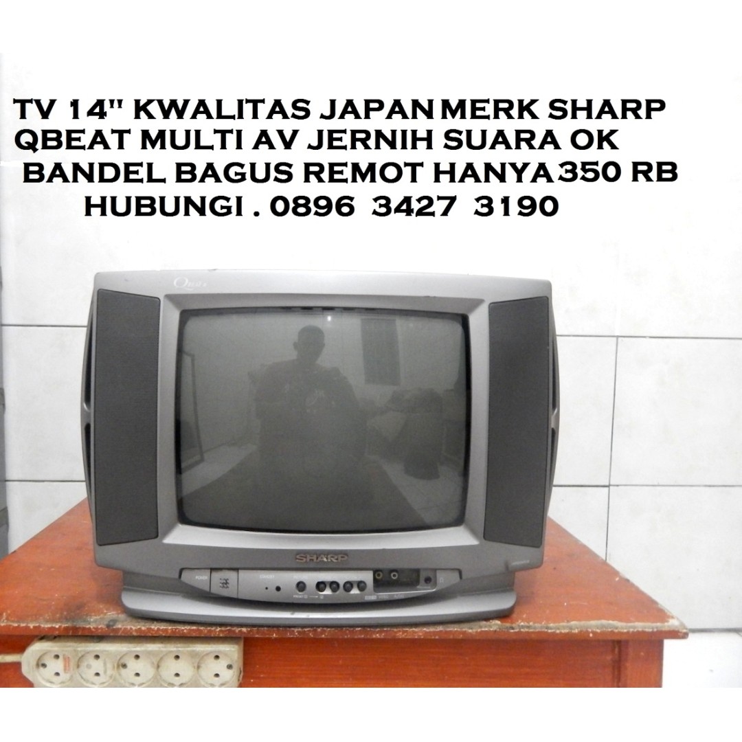 Sharp Qbeat Tv 14 Mesin Asli Japan Bandel Bagus Remot Katapang Soreang Elektronik Tv Perlengkapan Hiburan Di Carousell