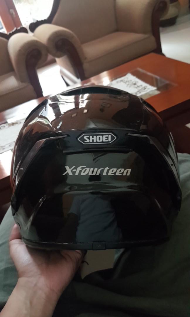 Shoei x14 hot sale black glossy