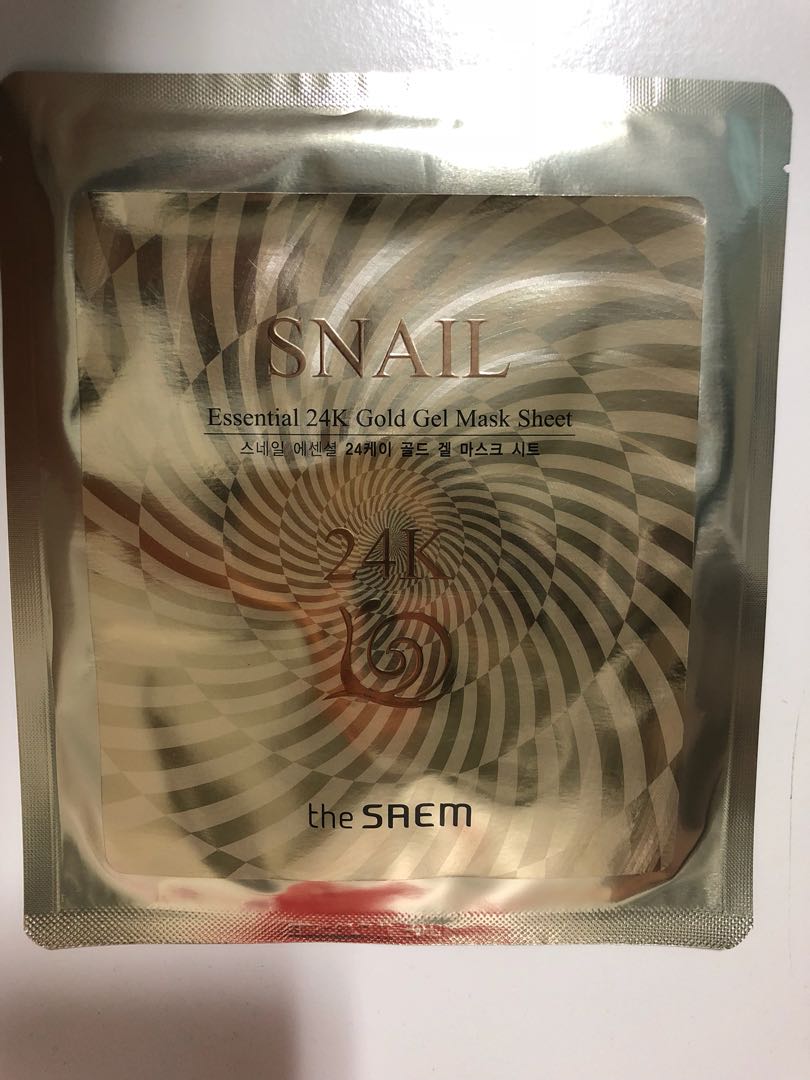 値下げ交渉可】the SAEM SNAIL 24k Gold Gel Mask - スキンケア/基礎化粧品