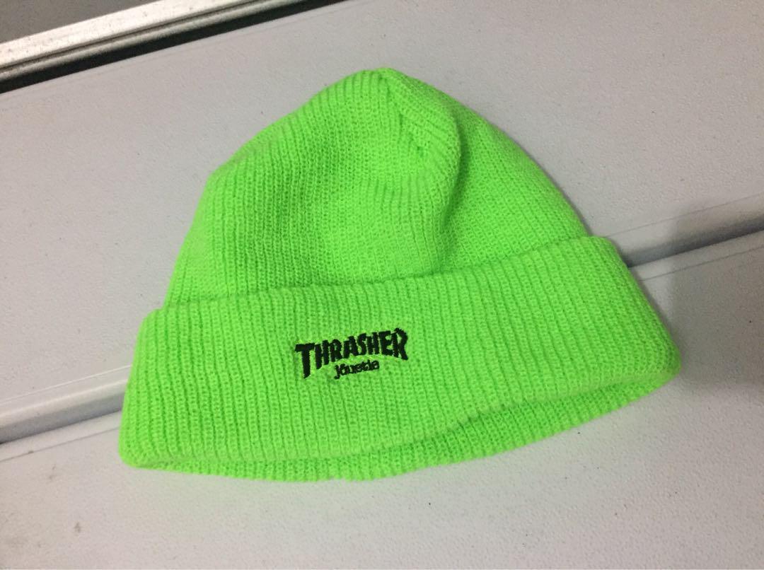 Thrasher x Jouetie beanie, Fesyen Pria 