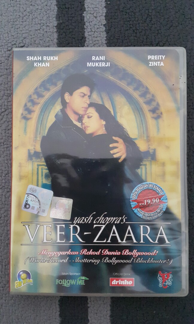 Veer Zaara Vcd Hindi Oct10 Music Media Cd S Dvd S Other Media On Carousell