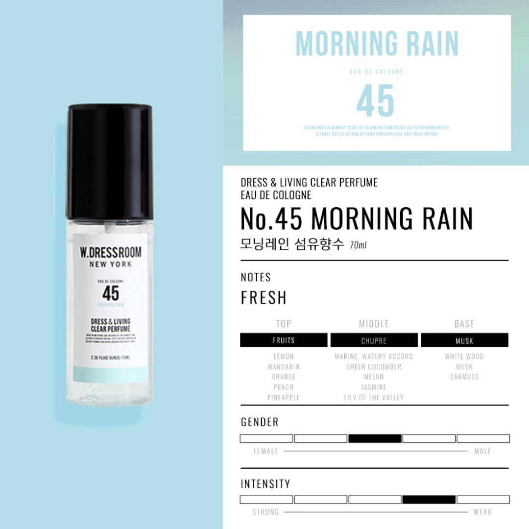 Morning rain hotsell w dressroom review