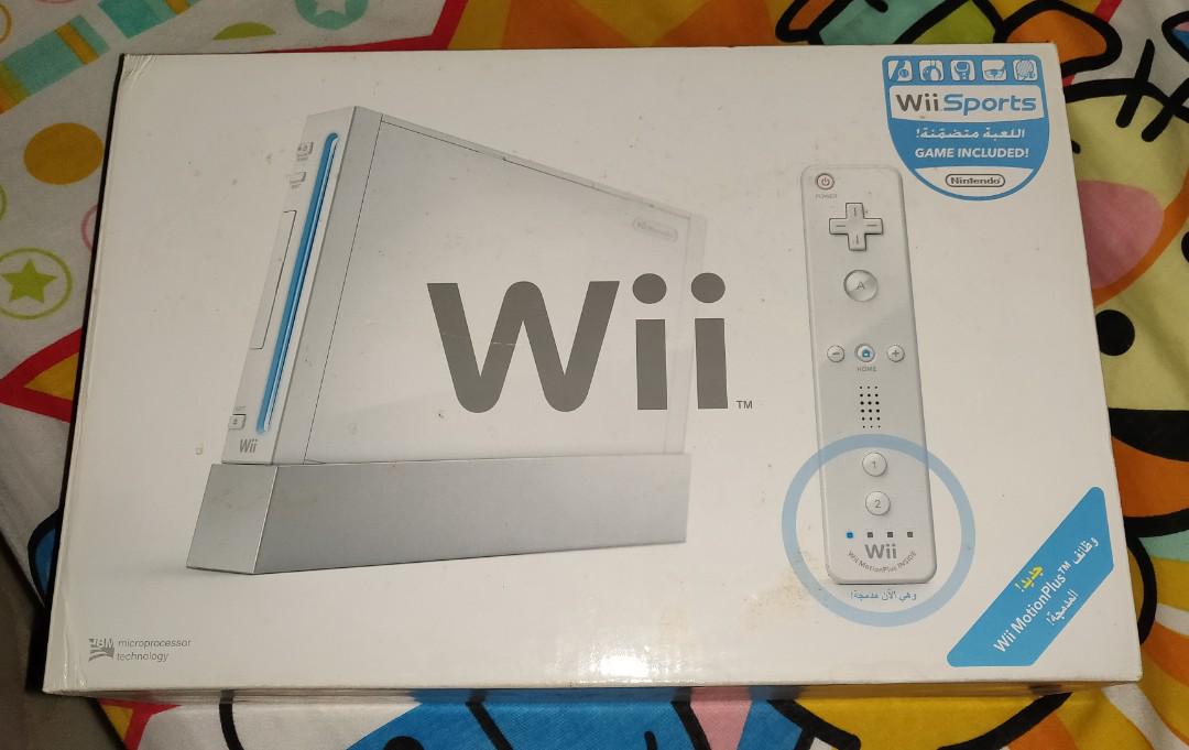 wii console and controllers