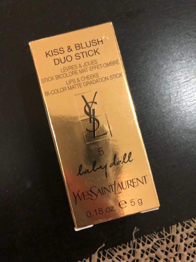 YSL Kiss & Blush Duo Stick 5, Beauty & Personal Care, Face, Makeup on