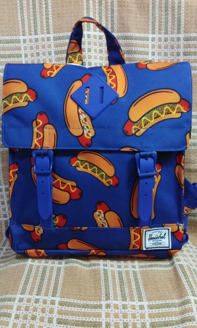 100 Authentic Herschel Supply Co. SURVEY KIDS SRF hotdog backpack