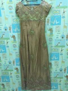 Dress bridesmaid Gold
