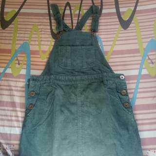 Overal jeans rok