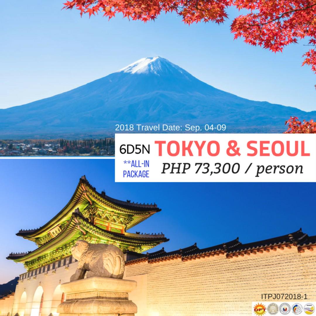 tokyo and seoul tour package