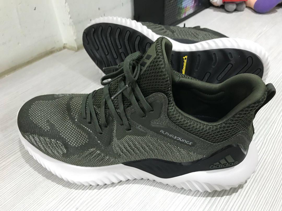 Adidas Alphabounce Beyond M (Army Green) 100% Authentic, Men's Fashion ...