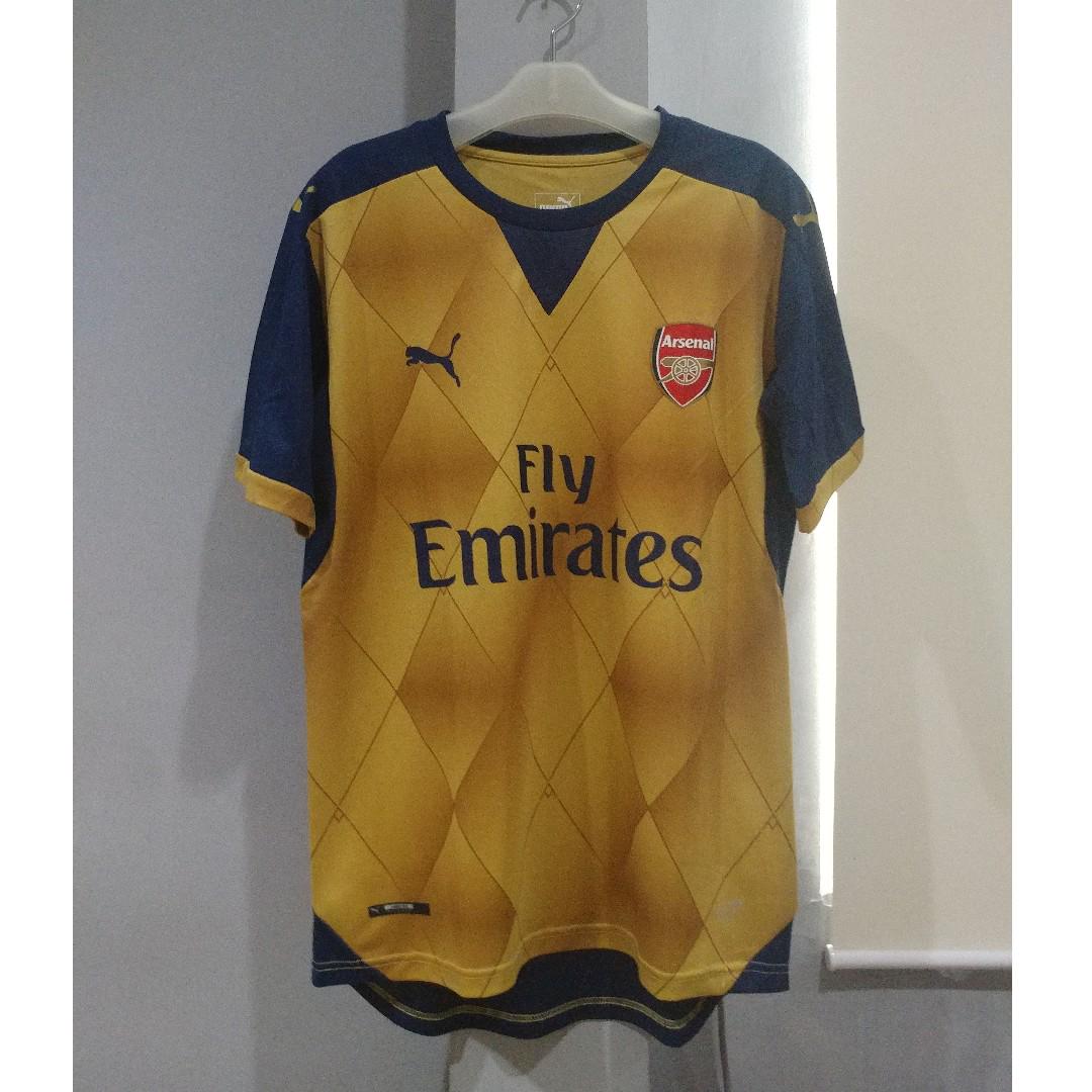 arsenal gold jersey