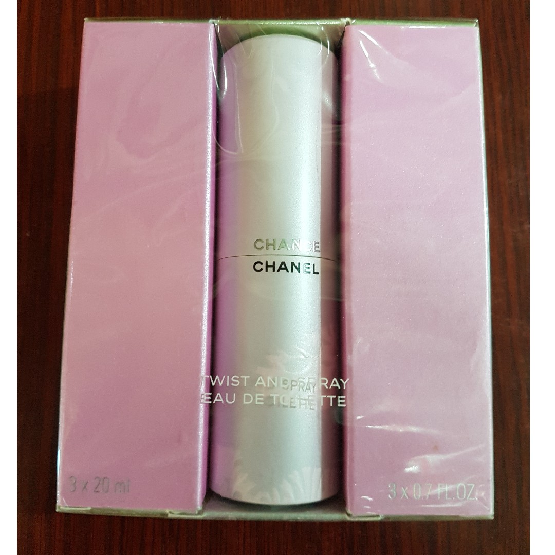 Chanel Chance Eau De Parfum Twist & Spray Refills 3 X 20ml For Women |  Mengotti Couture®