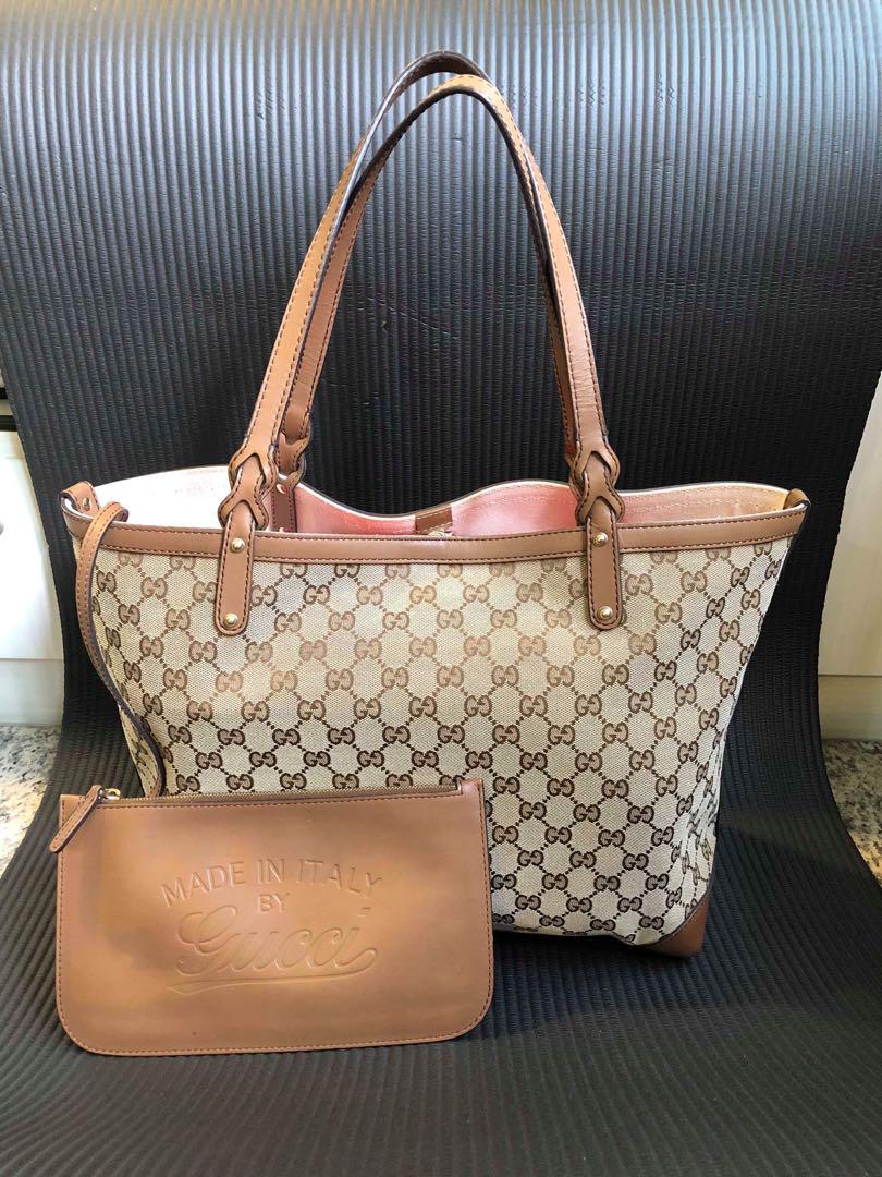 gucci tote canvas bag