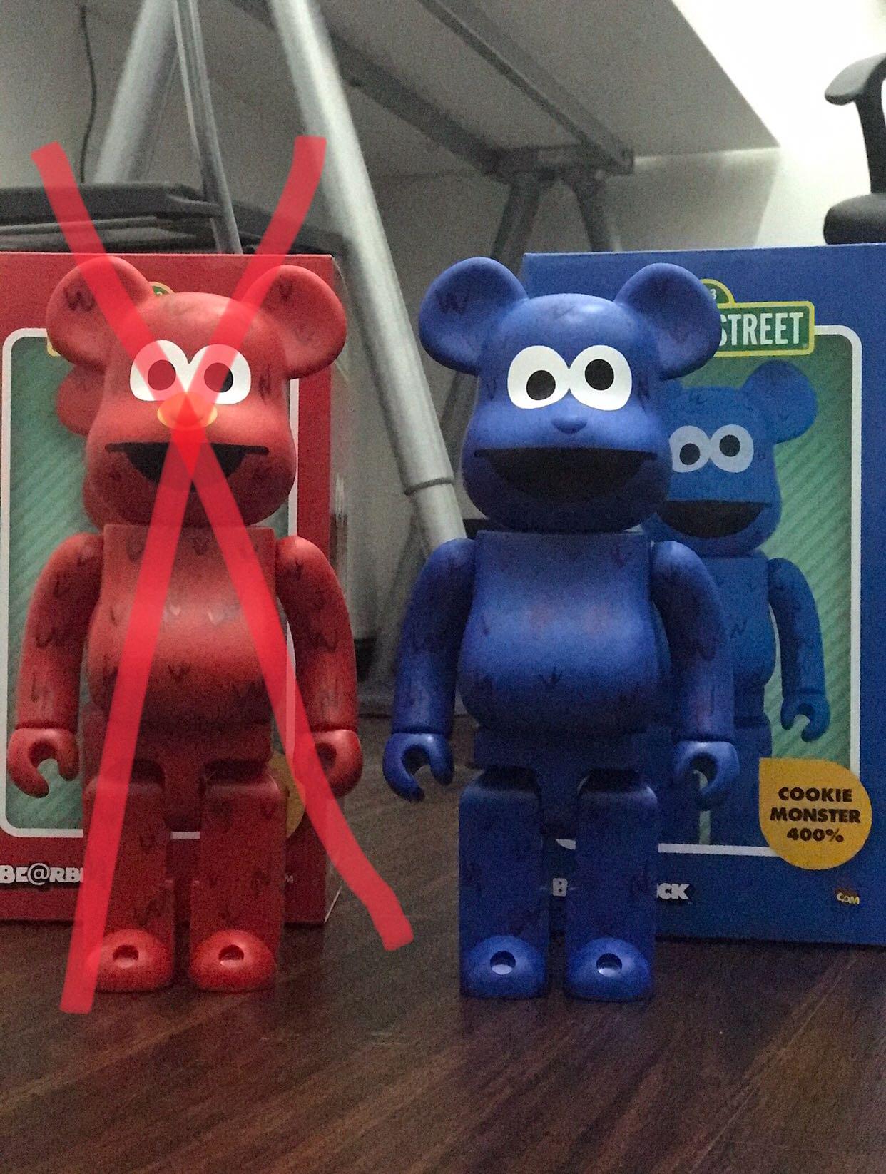 BE@RBRICK COOKIE MONSTER 400％ 2体セットELMO その他 おもちゃ おもちゃ・ホビー・グッズ 売り出し特注品
