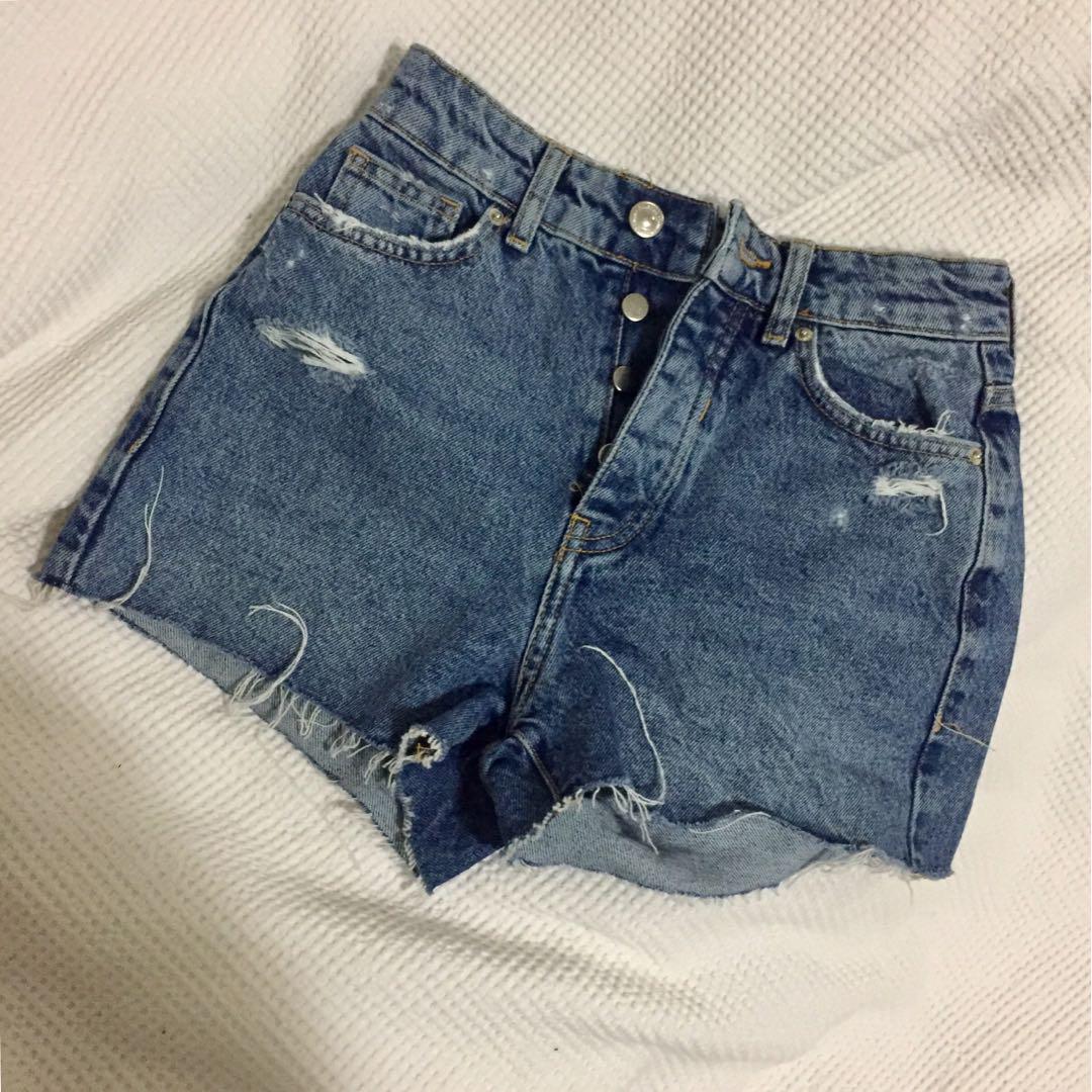 short mom fit high waist