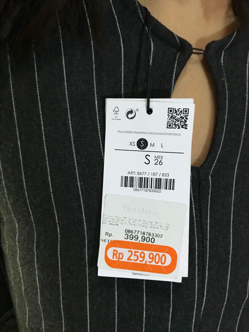 Bershka stripe playsuit, Fesyen Wanita, Pakaian Wanita di ...