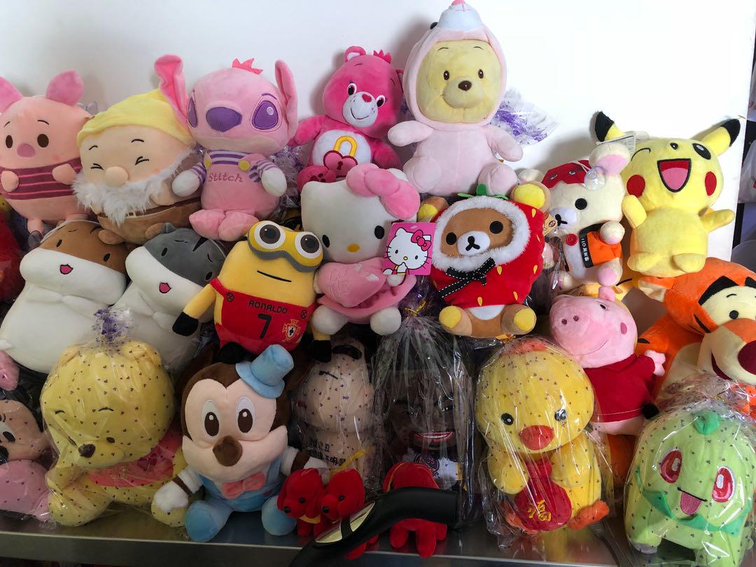 Brand new soft toys selling for charity