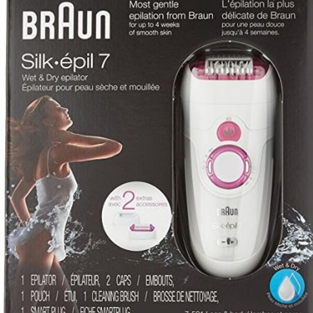 Braun 7 521 Silk Epil 7 Epilator Women Leg Bikini Hair Removal Shaver Health Beauty Perfumes Nail Care Others On Carousell
