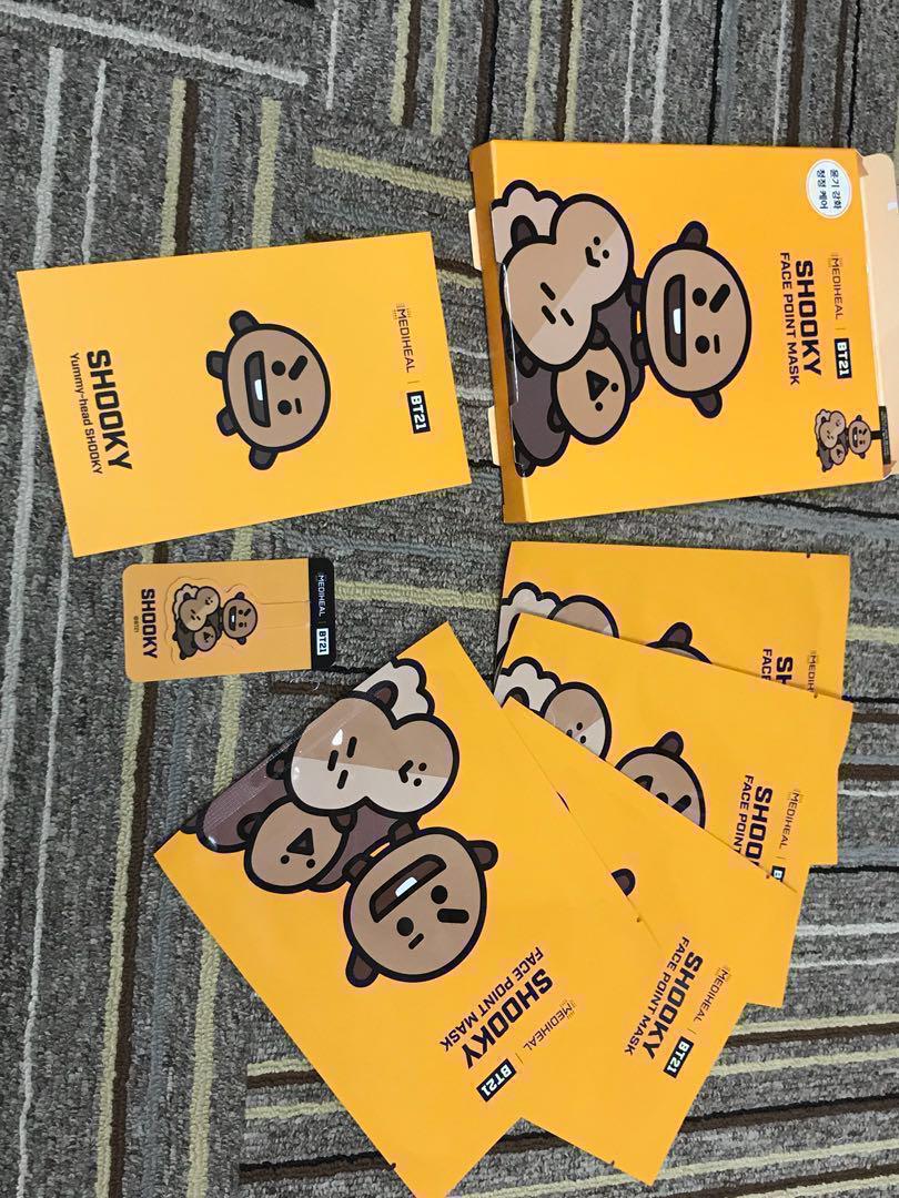 Bt21 X Mediheal Face Point Mask Entertainment K Wave On Carousell