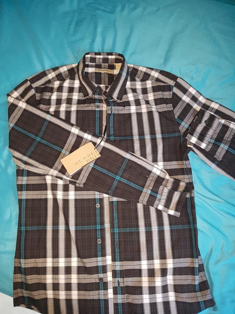 burberry plaid flannel