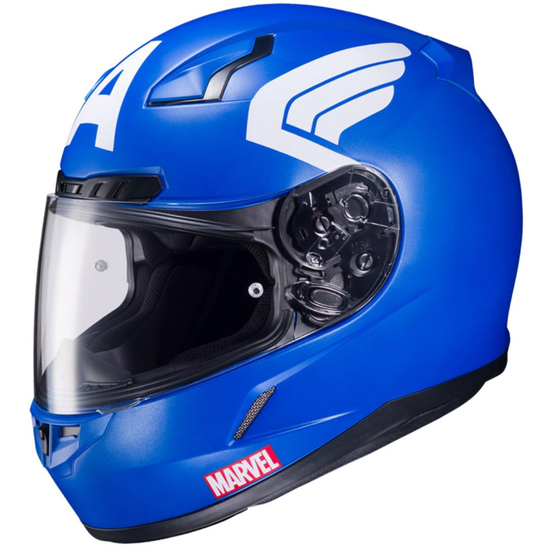 CAPTAIN AMERICA MARVEL HJC Helmet Motorbikes on Carousell