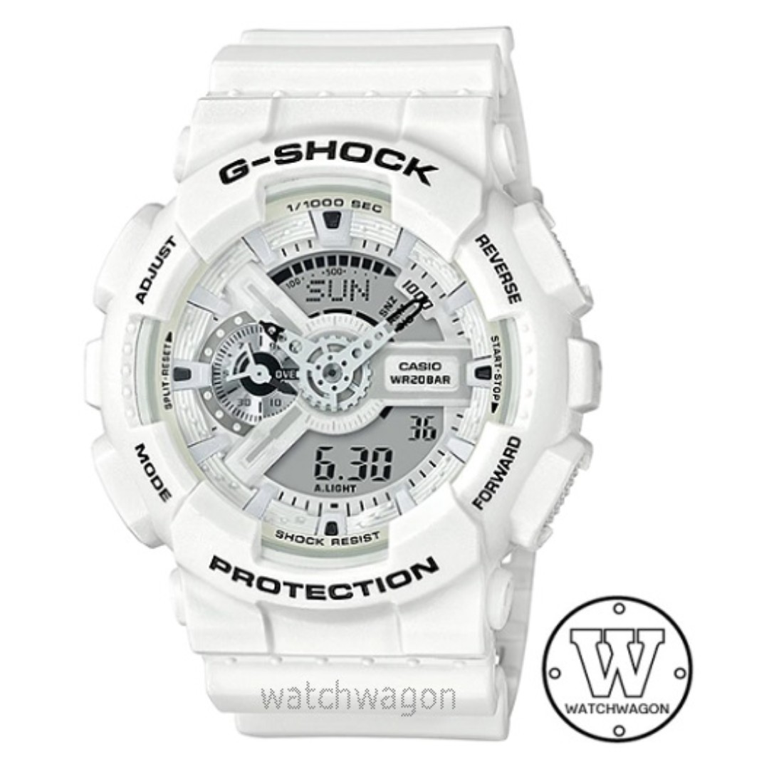 G Shock Casio Phones 2018 Casio G Shock Ga 110 White
