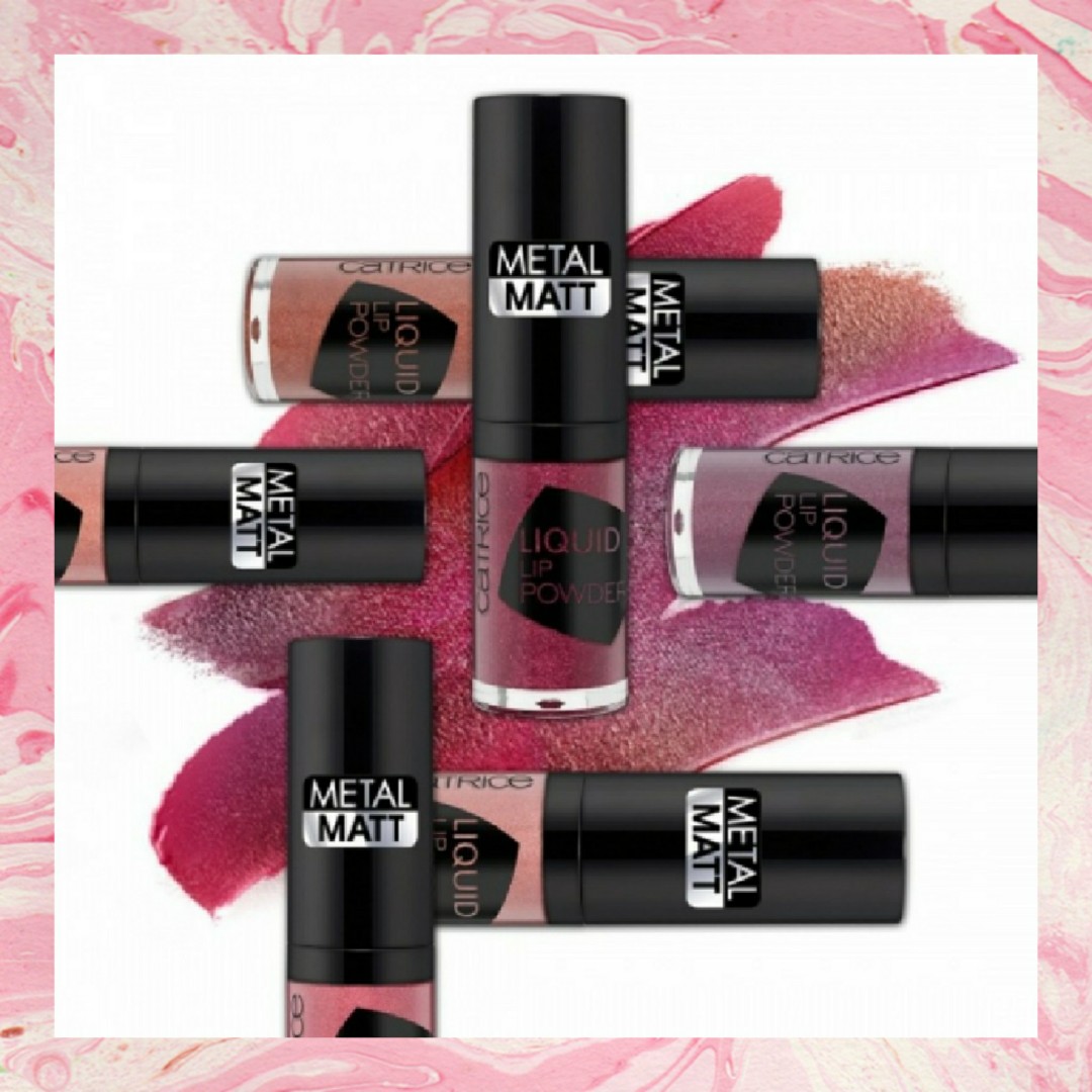 Catrice Liquid Lip Powder Metal Matt Kesehatan Kecantikan Rias Wajah Di Carousell