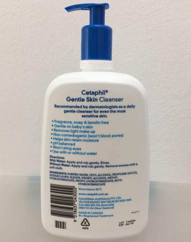 using cetaphil without water