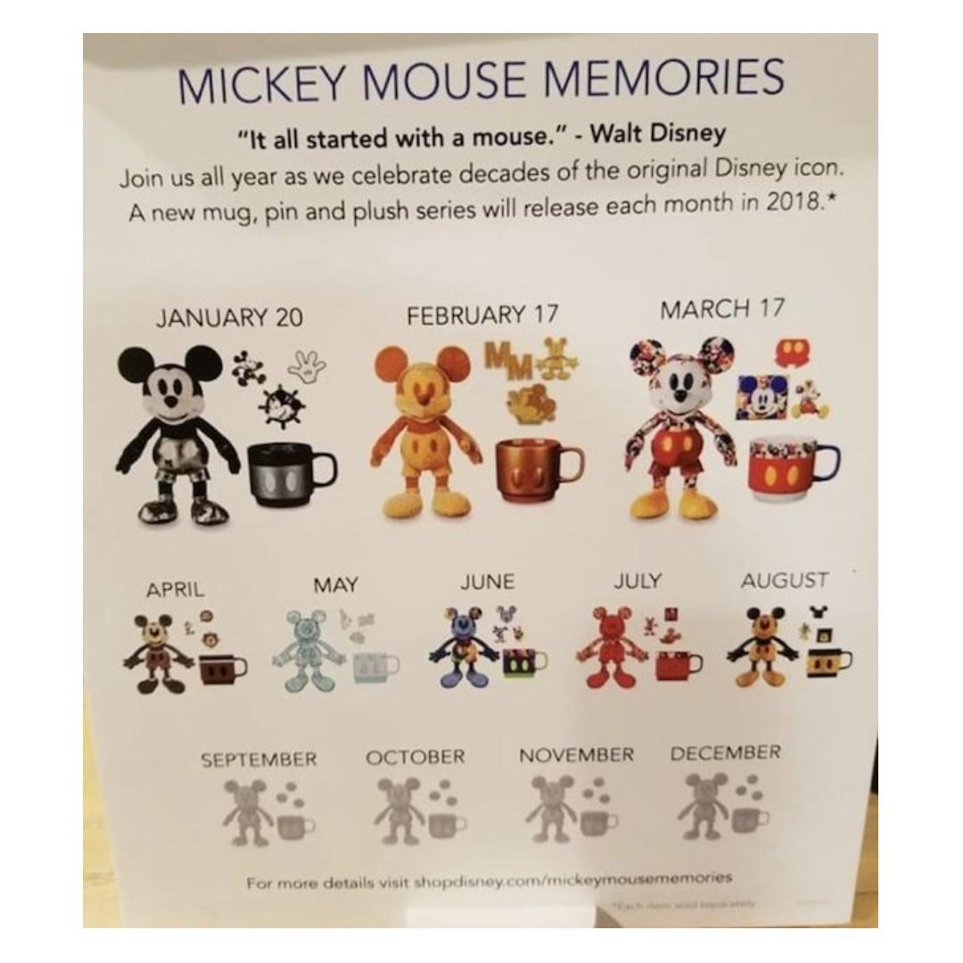 Mickey mouse monthly magic plush best sale