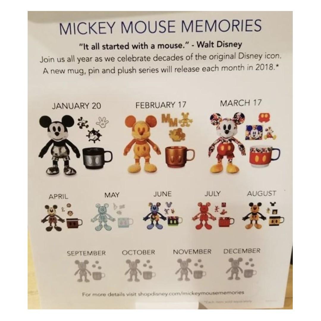 mickey mouse december plush