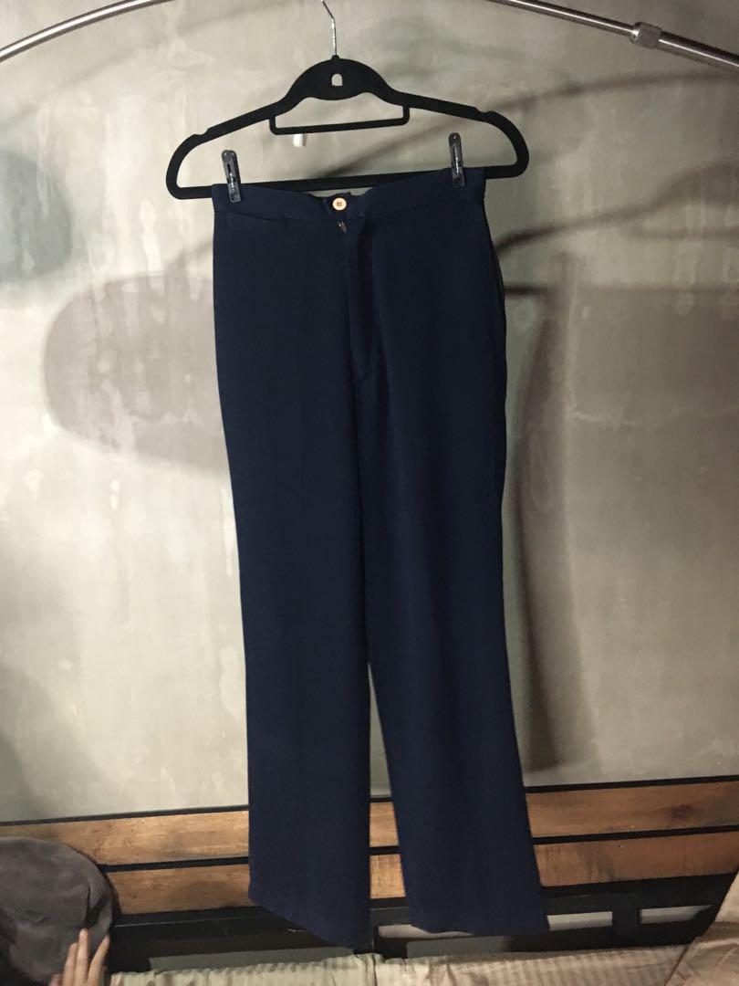 Dark Blue trousers (Category: Other Bottoms) located in Marikina City. Submitted by reesespieces1 (Listing ID 180439215, Image 2). Description: .