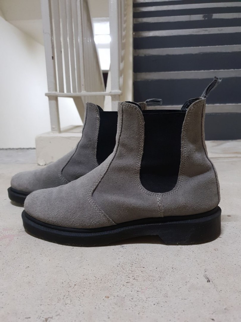 Dr Martens 2976 in Grey Suede, Men's 