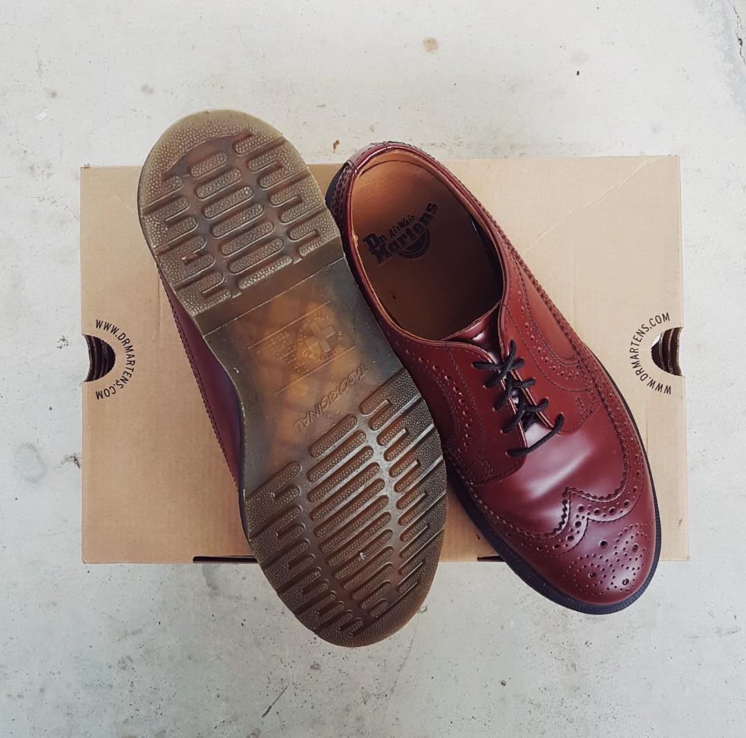 Cherry store red brogues