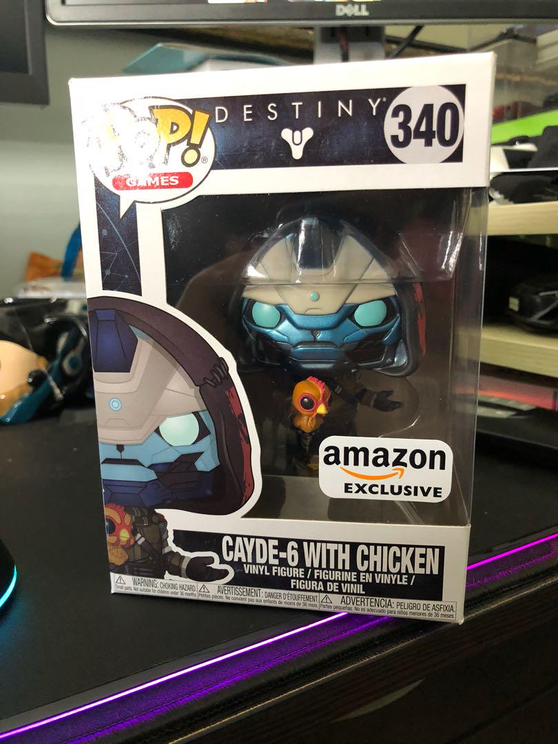 funko pop cayde 6 with chicken