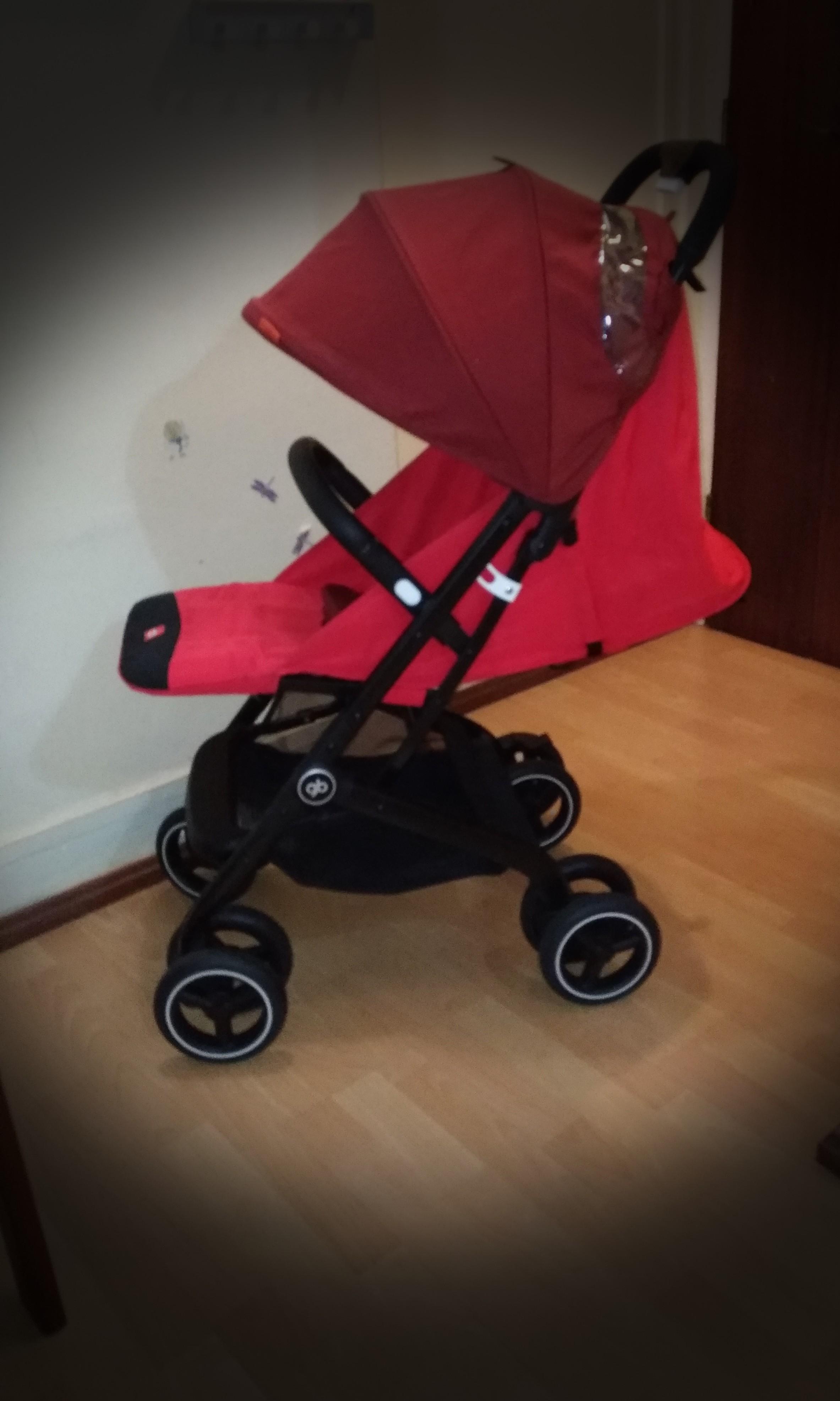 GB Qbit travel cabin stroller RED Babies Kids Going Out