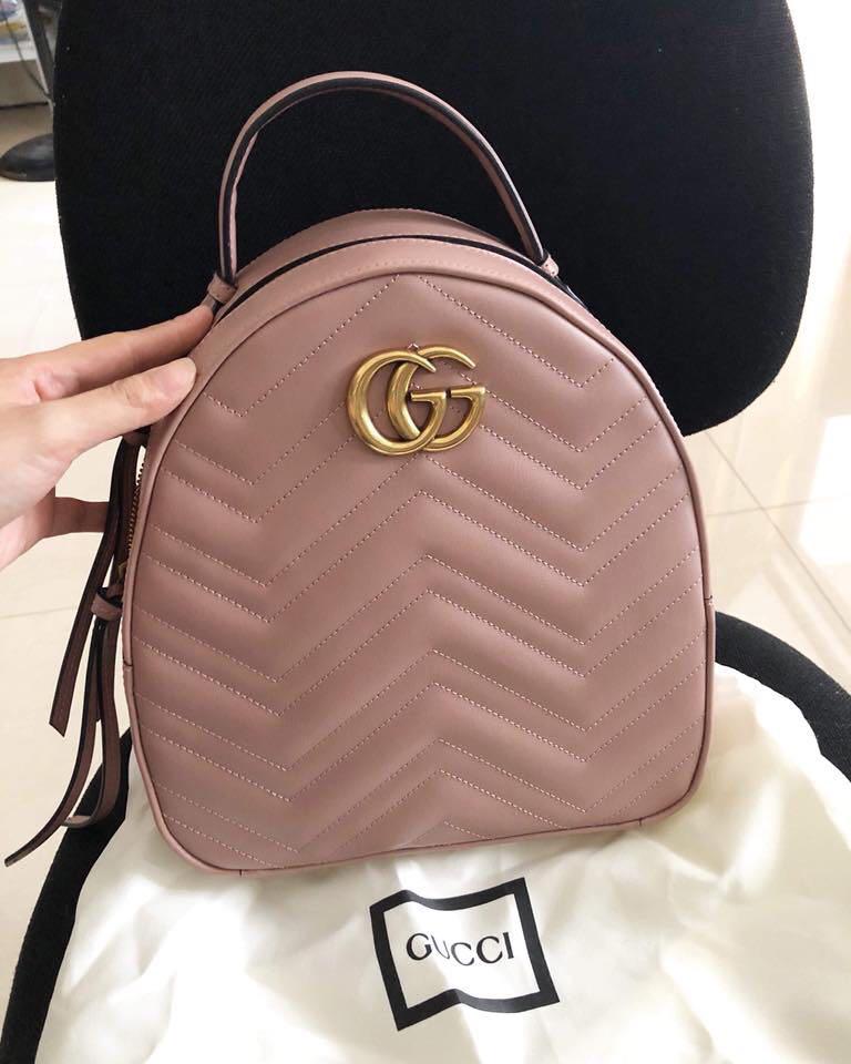 gucci backpack gg marmont