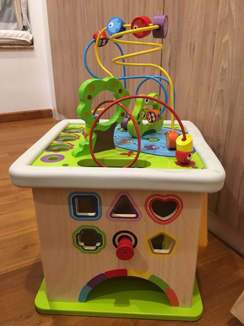hape country critters activity cube