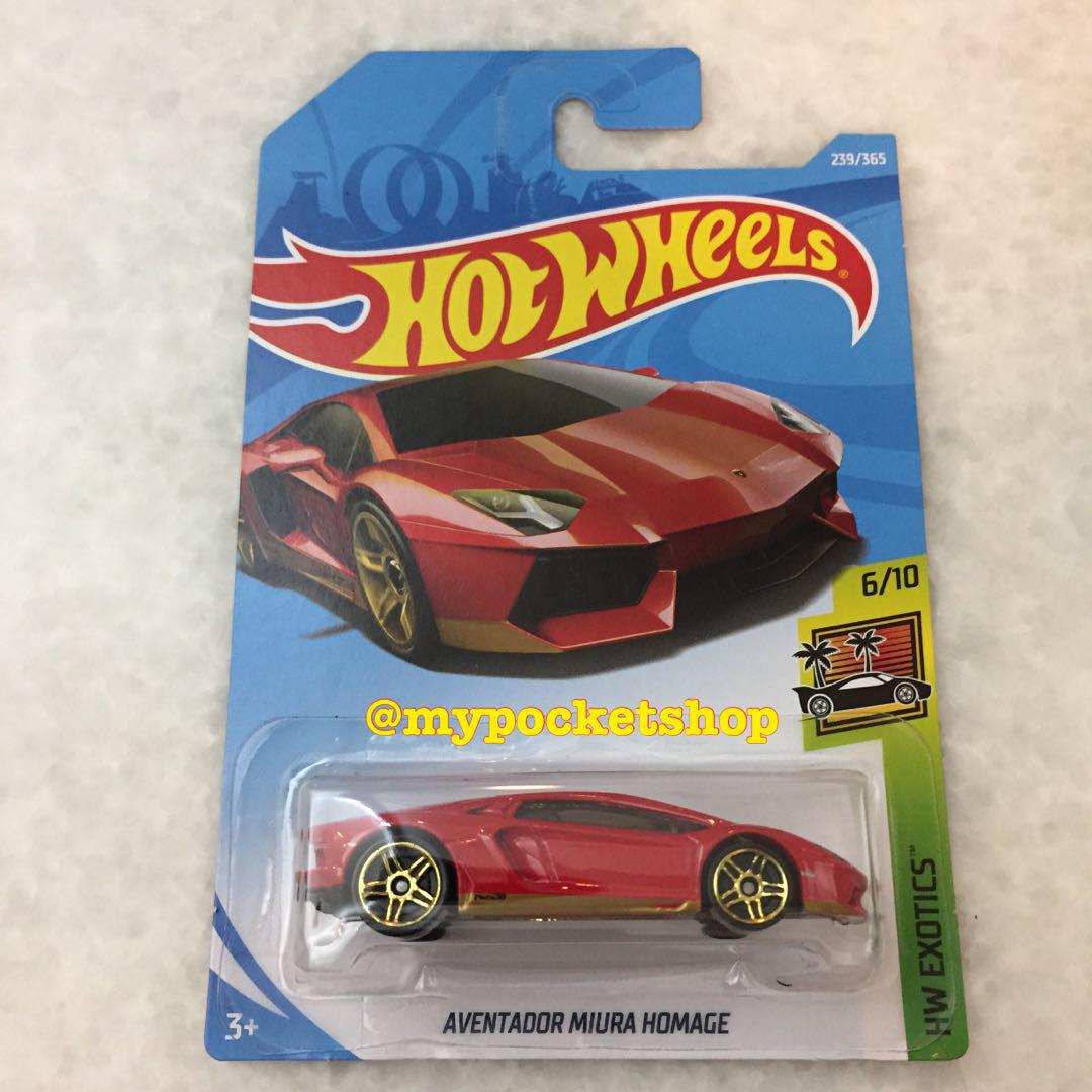 hot wheels lamborghini aventador miura homage